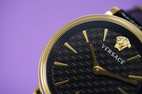 Versace V-Circle Black - Watches & Crystals