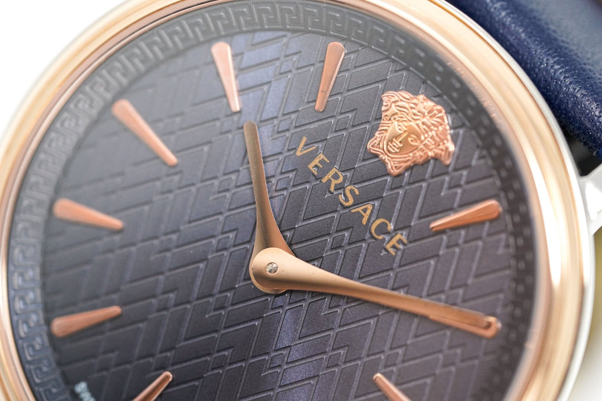 Versace V-Circle Manifesto Love Edition Navy VBP090017 - Watches & Crystals