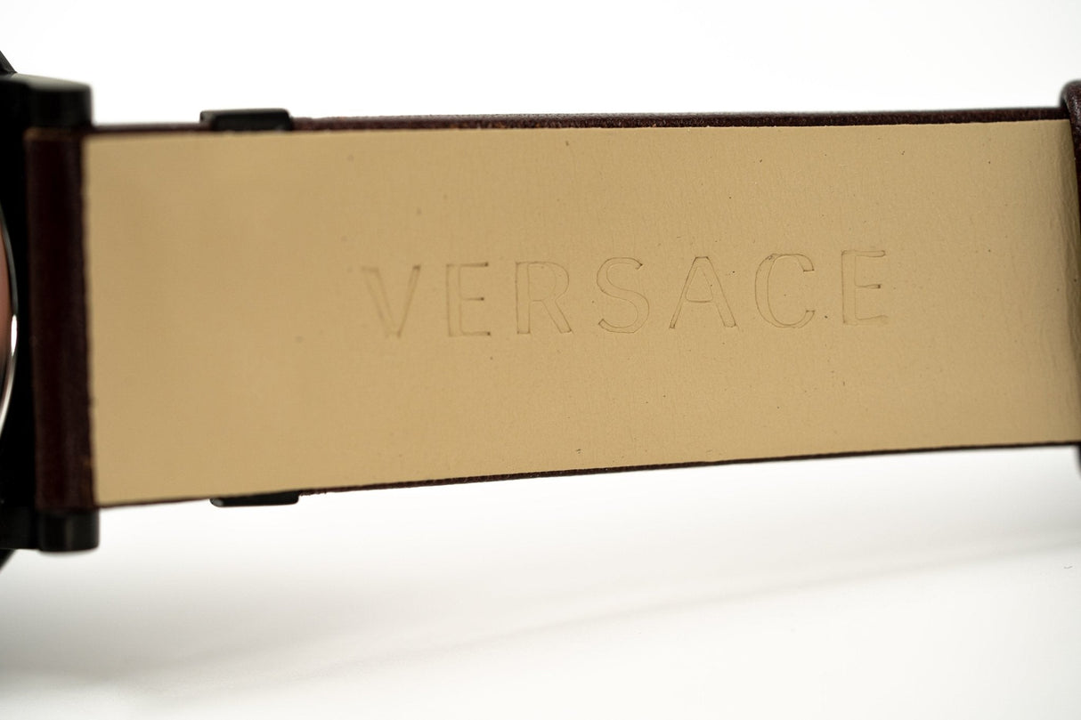 Versace V-Circle Small Seconds IP Black - Watches & Crystals