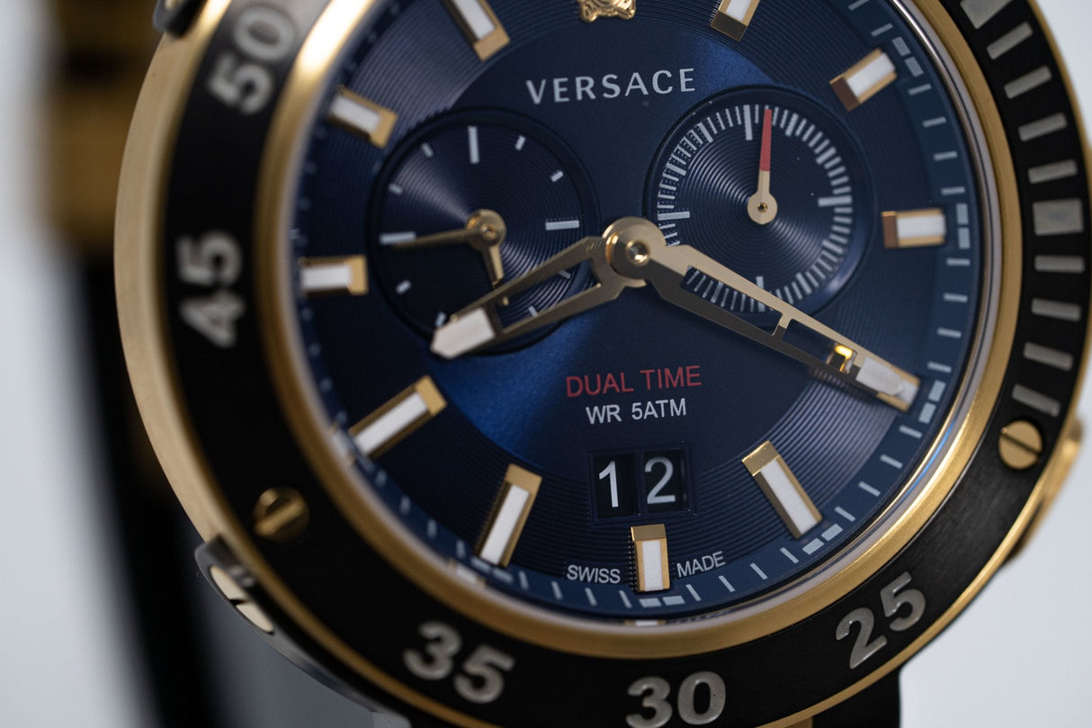 Versace V-Extreme GMT Blue - Watches & Crystals