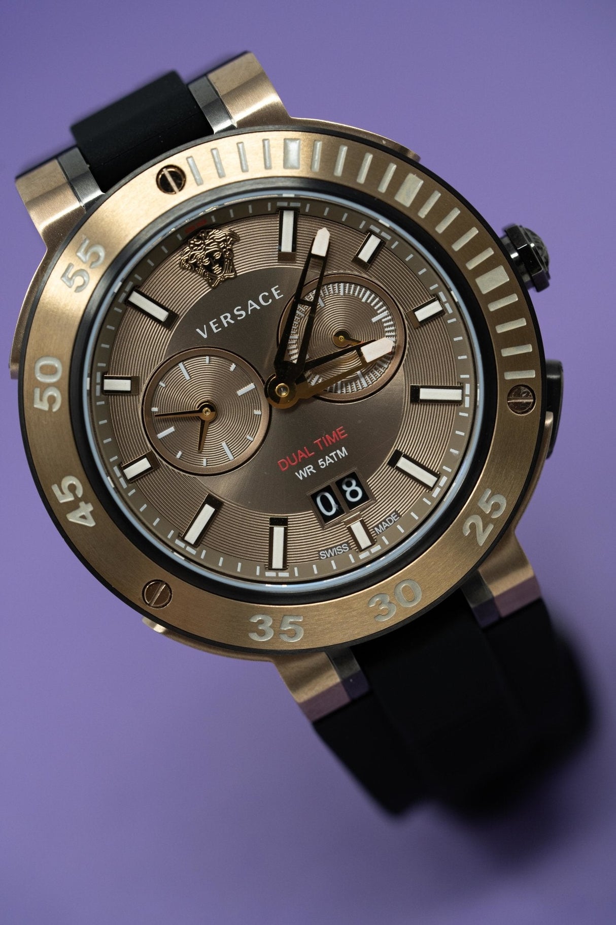 Versace V-Extreme GMT Brown - Watches & Crystals
