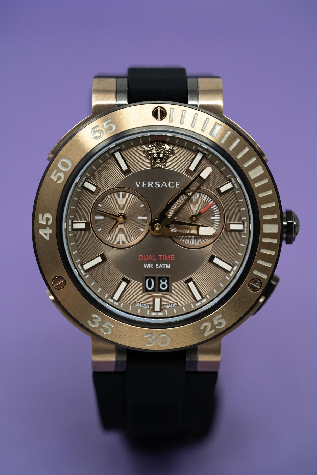 Versace V-Extreme GMT Brown - Watches & Crystals