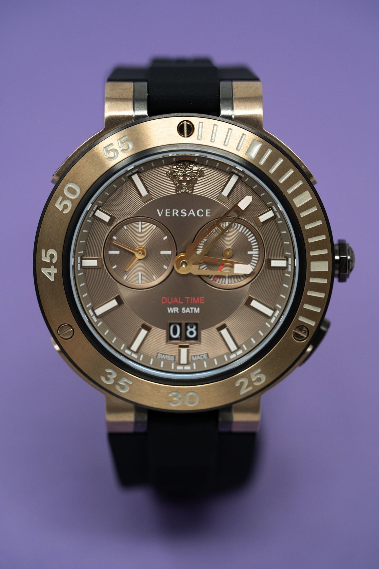 Versace V-Extreme GMT Brown - Watches & Crystals