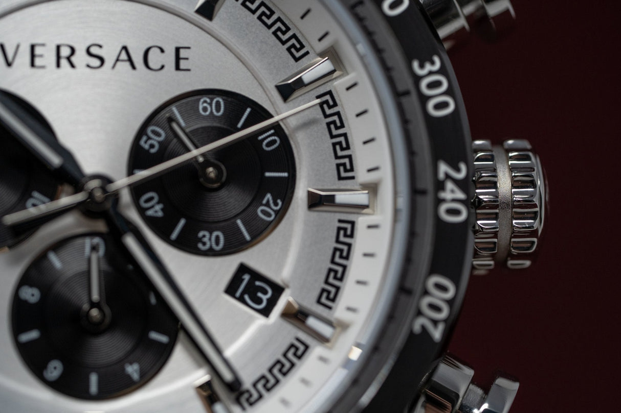 Versace V-Ray Chronograph Silver - Watches & Crystals