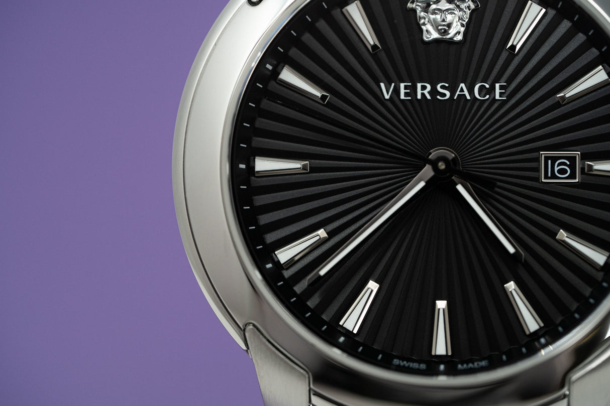 Versace V-Urban Date Black - Watches & Crystals