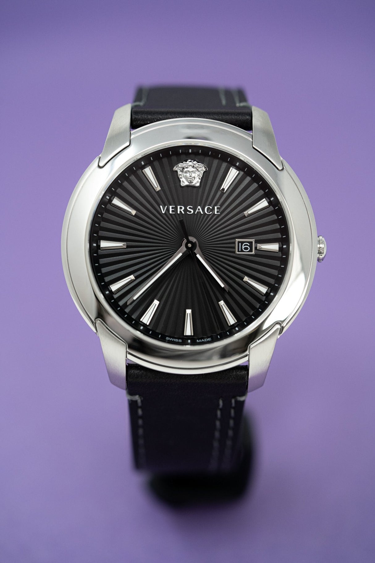 Versace V-Urban Date Black - Watches & Crystals