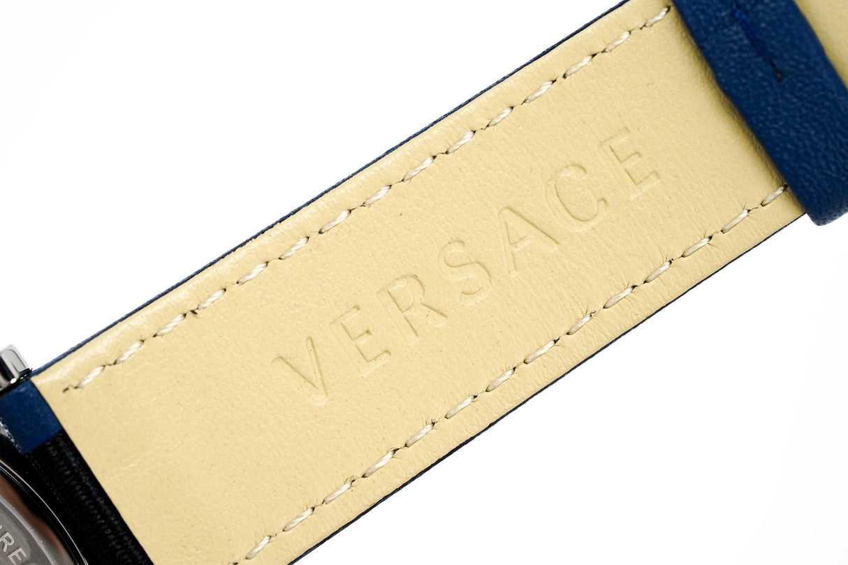 Versace Watch V-Circle 42mm Blue VEBQ01419 - Watches & Crystals