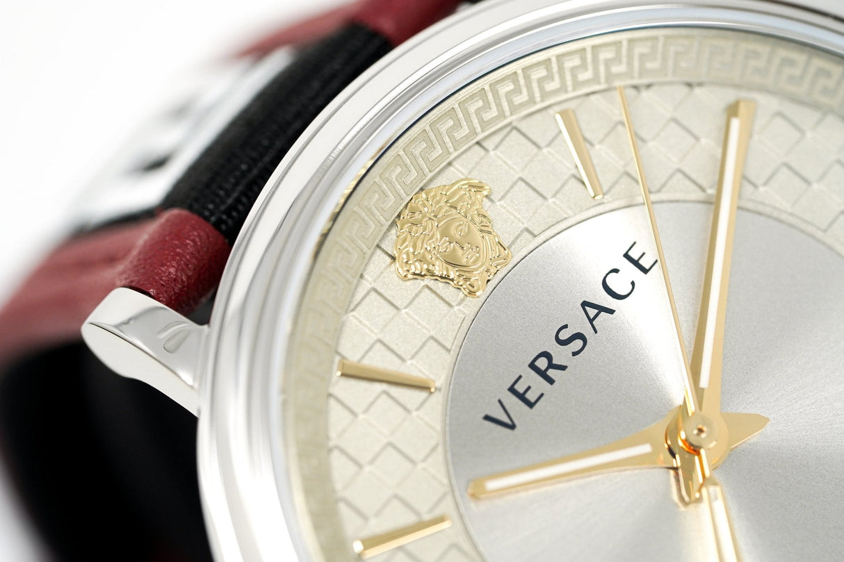 Versace Watch V-Circle 42mm Red VE5A01421 - Watches & Crystals