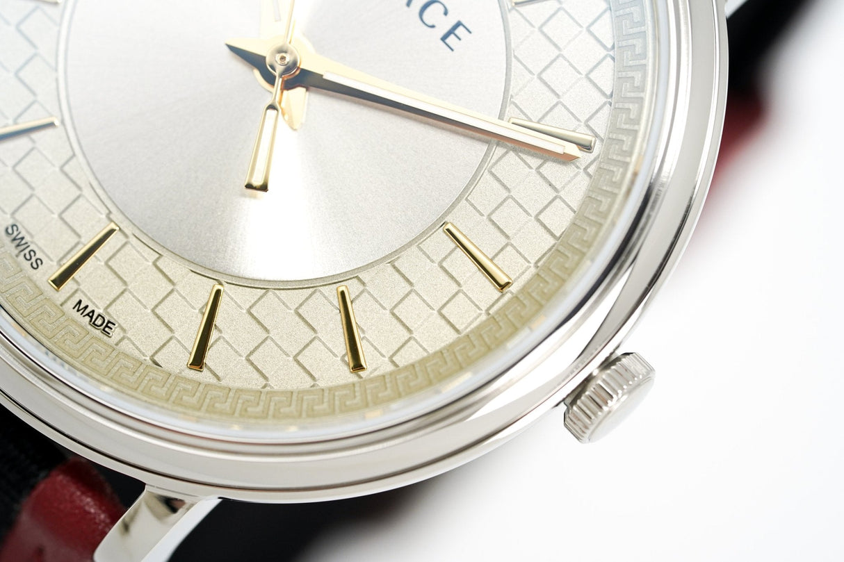 Versace Watch V-Circle 42mm Red VE5A01421 - Watches & Crystals