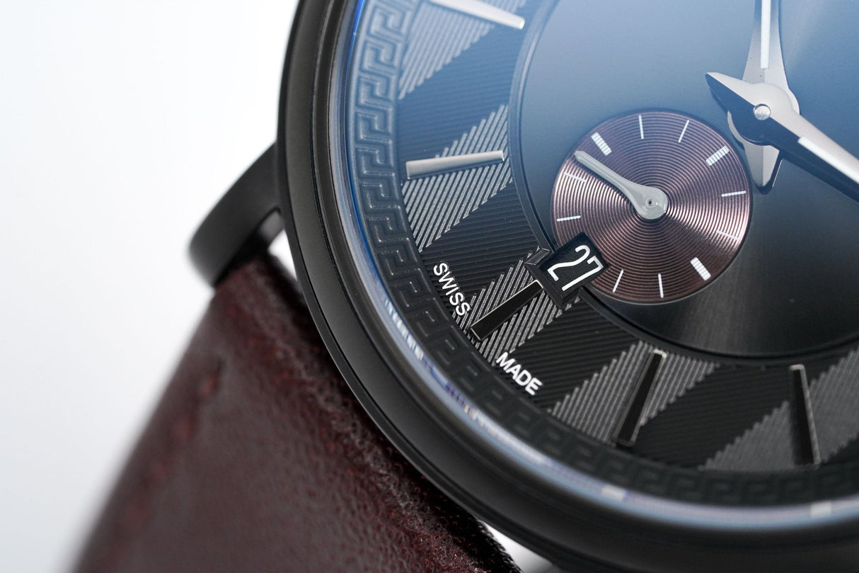 Versace Watch V-Circle Manifesto 38mm Brown VEBQ00419 - Watches & Crystals