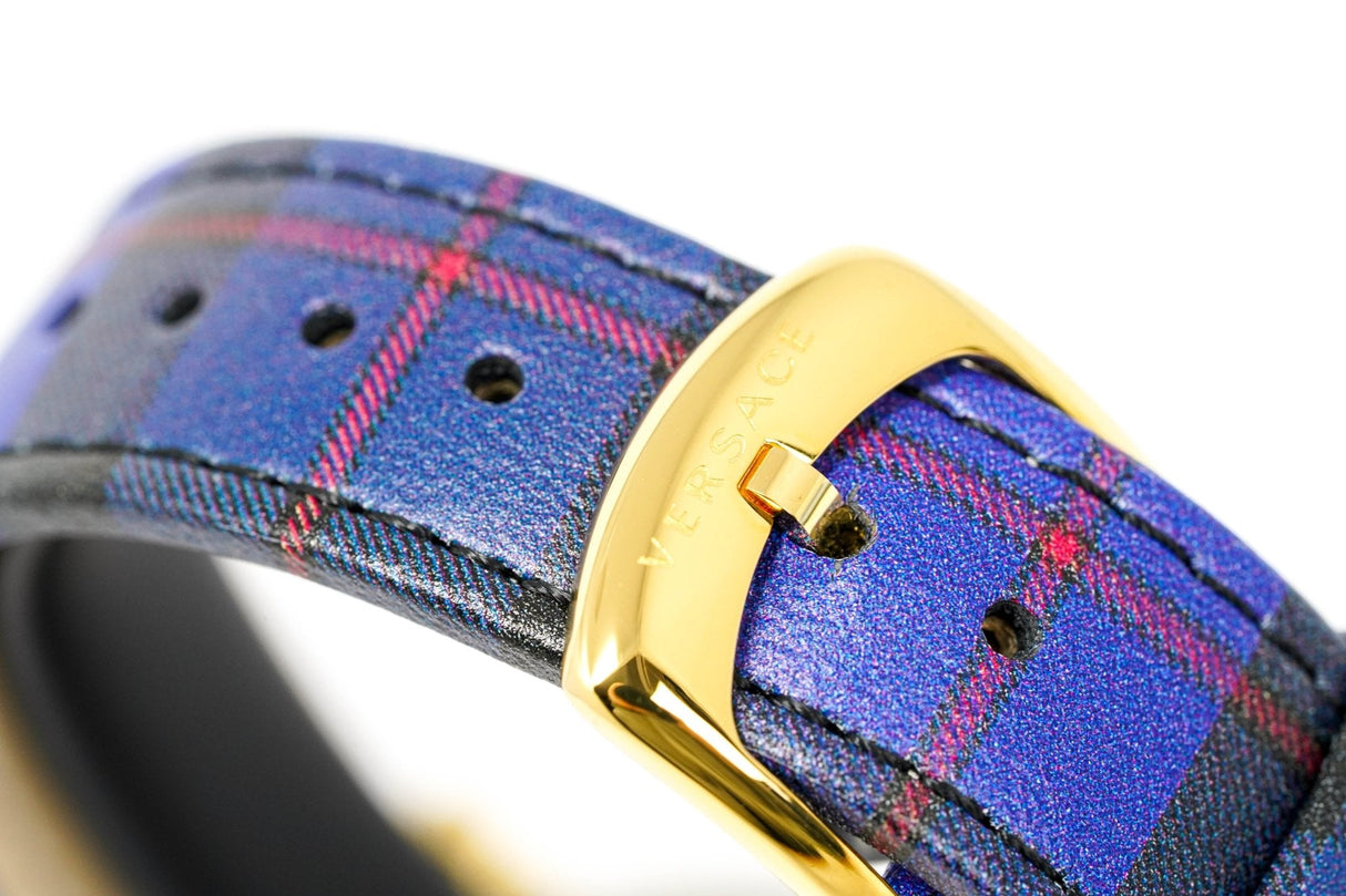 Versace Watch V-Circle The Clans E Blue Gold VE8100218 - Watches & Crystals