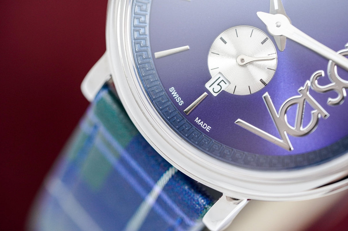 Versace Watch V-Circle The Clans E Blue VEBQ00118 - Watches & Crystals