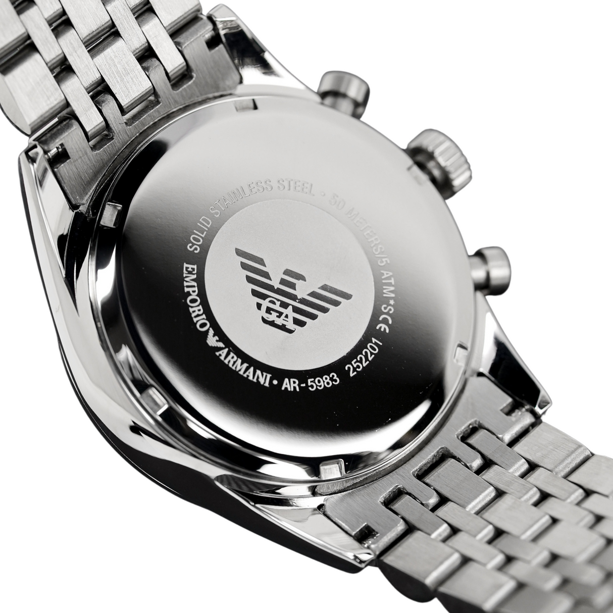 Emporio Armani Men s Team Italia Chronograph Watch Steel AR5983