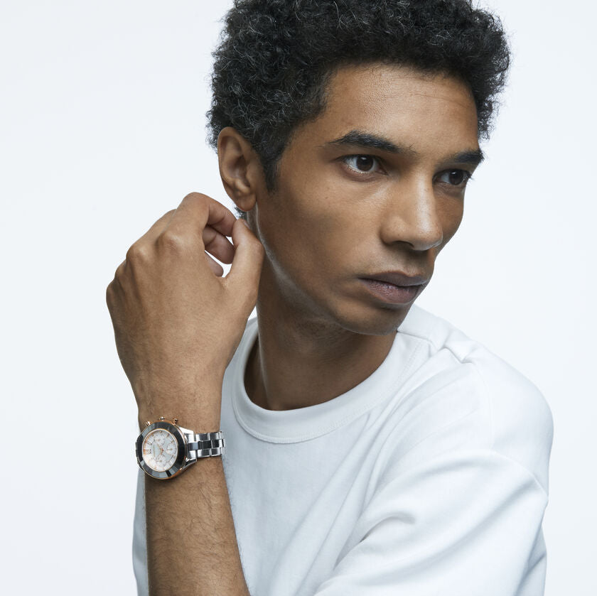 Swarovski Unisex Watch Octea Lux Sport Steel White