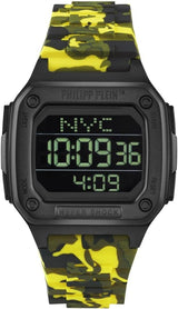 Philipp Plein Watch Hyper Shock Yellow Camo