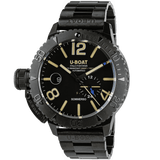U-Boat Men’s Watch 46mm Sommerso DLC Diver Black Bracelet