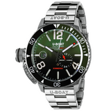 U-Boat Men’s Watch 46mm Sommerso Ceramic Diver Green Bracelet
