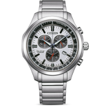 Citizen Eco-Drive Chronograph Silver Men's Watch AT2530-85A