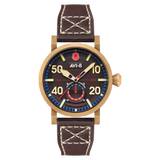 AVI-8 80th Anniversary Royal British Limited Edition Mens Carbon Brown AV-4108-RBL-05
