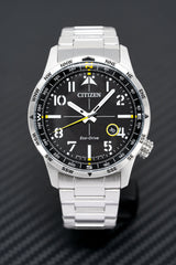 Citizen Men's Watch Eco-Drive Aviator Black BM7550-87E