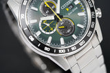 Citizen Men's Watch Eco-Drive Chrono Racing Green CA0780-87X