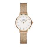 Daniel Wellington Petite Pressed Melrose Ladies Rose Gold Watch DW00100447