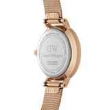 Daniel Wellington Petite Pressed Melrose Ladies Rose Gold Watch DW00100447