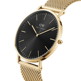 Daniel Wellington Classic Mesh Men's Gold Black Watch DW00100631
