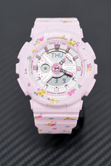 Casio Baby-G Watch Ladies Limited Edition Pink Floral BA-110LSB-4ADR