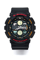 Casio G-Shock Watch Men's 90's Stereo Black GA-140-1A4DR