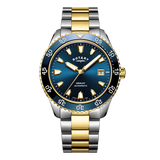 Rotary Henley Men's Two-Tone Blue Watch GB05131/05