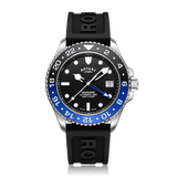 Rotary Seamatic GMT Men's Blue Black Watch GS04378/96