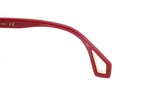Gucci Women's Sunglasses Wraparound Rectangle Red GG0468S-003 57