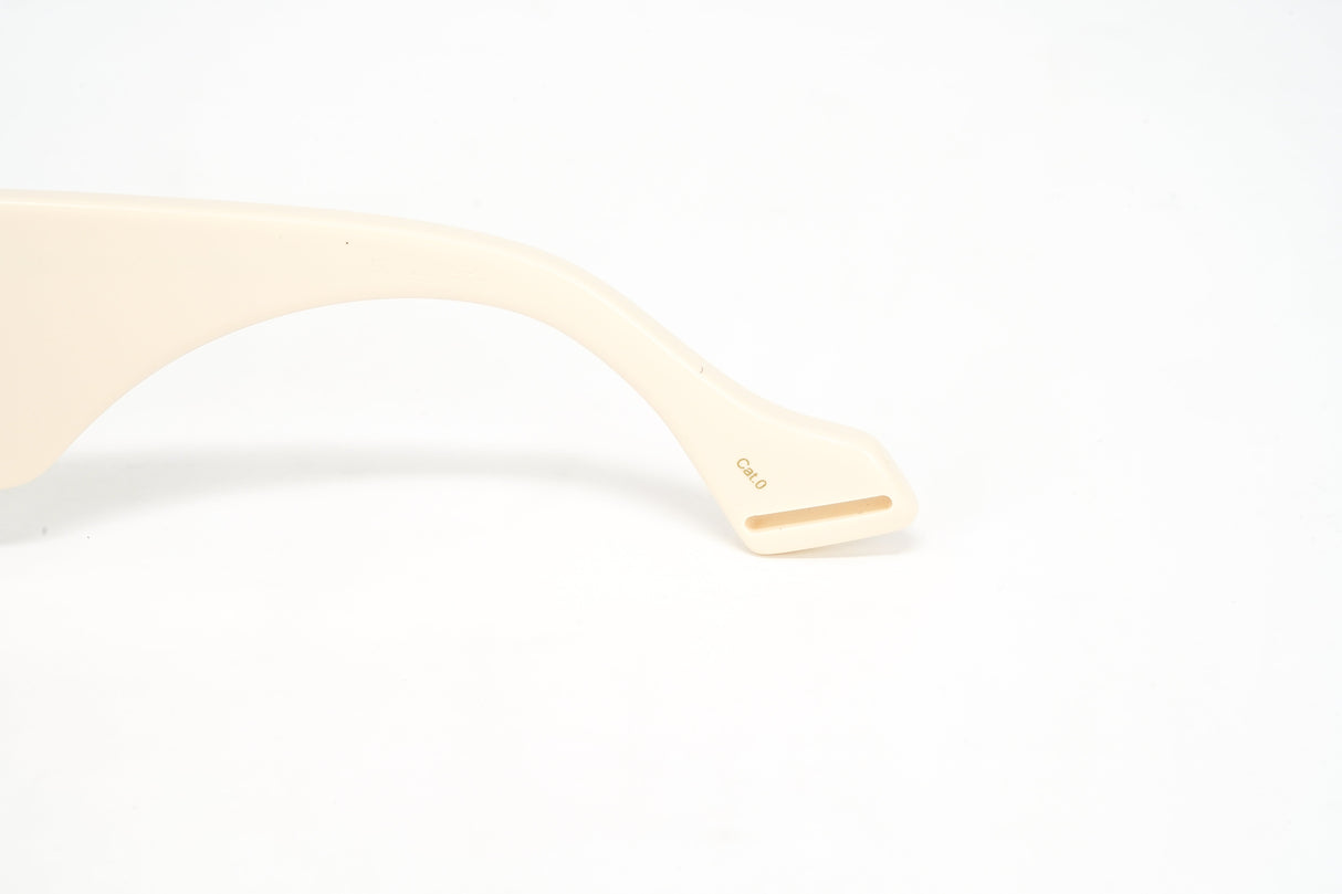 Gucci Men's Sunglasses Oversized Round Chunky Ivory GG0629S-002 47