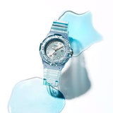 Casio Transparent Blue Watch
