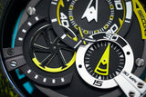 Mazzucato Reversible Watch Monza Yellow Carbon