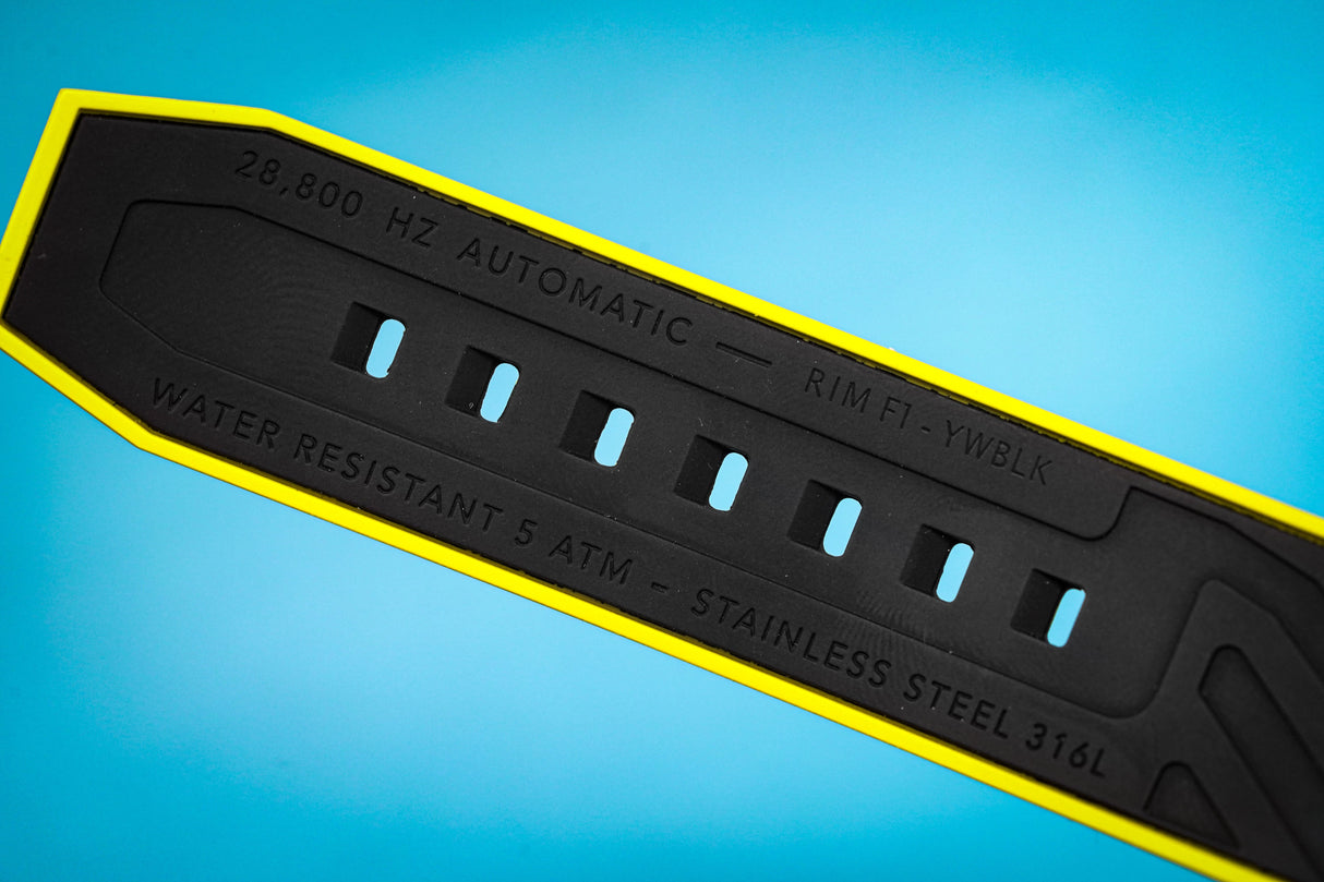 Mazzucato Reversible Watch Monza Yellow Carbon