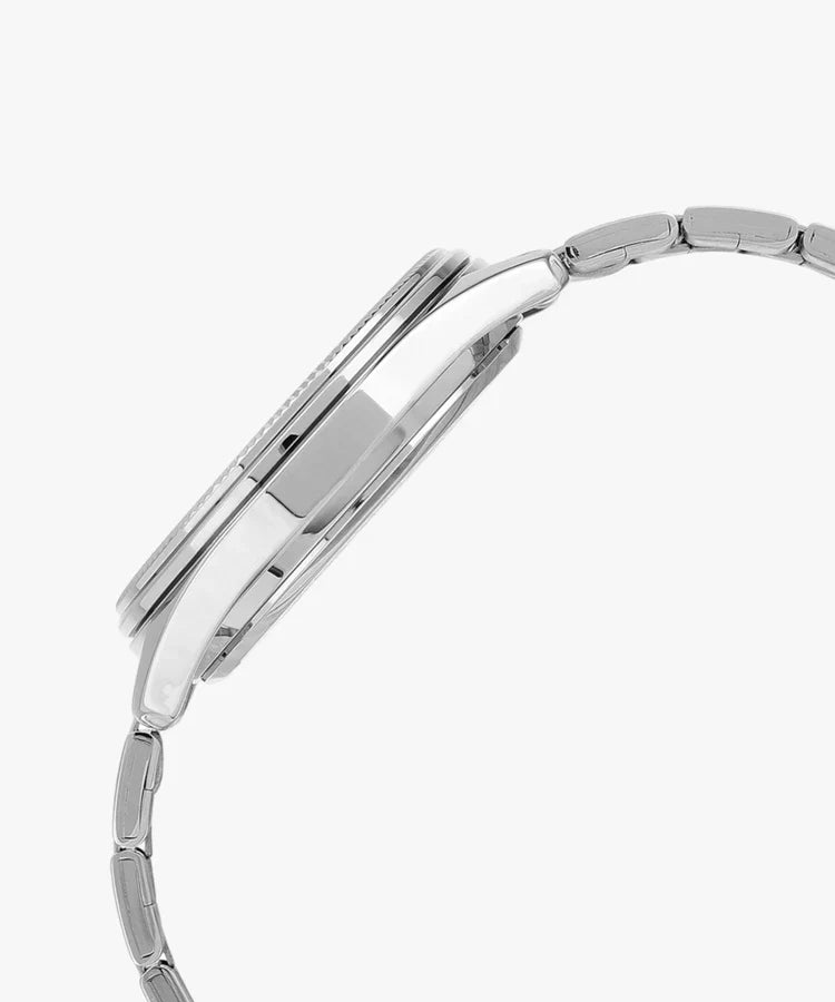 Casio Chrono 42mm Silver Men's Blue Analogue Watch