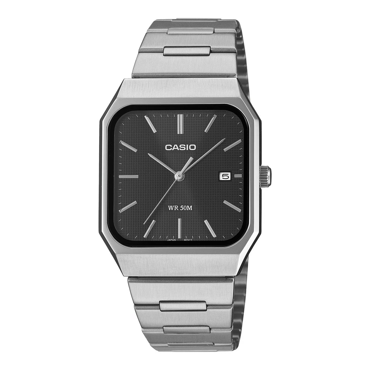 Casio Standard Black Silver Quartz Unisex Watch