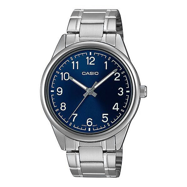 Casio Classic 40mm Silver Men's Blue Analogue Watch