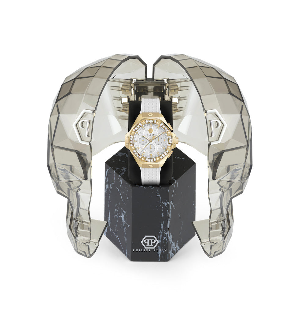 Philipp Plein Hyper $Port Unisex Silver Watch