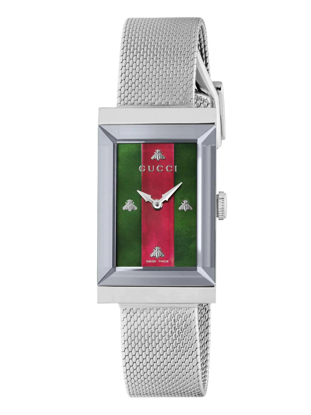 Gucci Watch G-Frame Ladies 21mm Stripe Bracelet YA147401