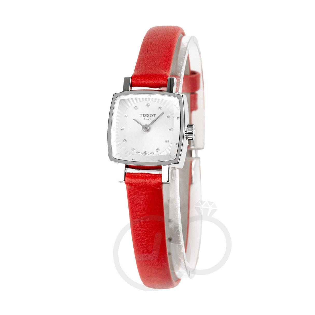 Tissot Lovely Summer Ladies Silver Red Watch