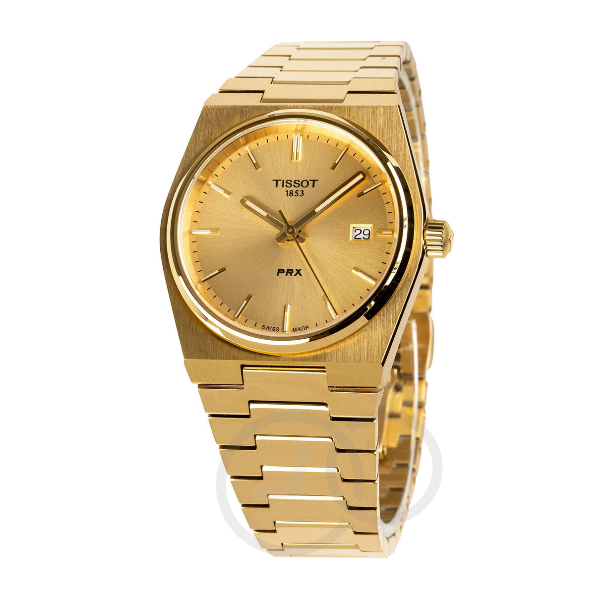 Tissot Prx 35Mm Unisex Gold Watch