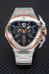 Tonino Lamborghini Spyder X SS Chronograph Date Steel Orange