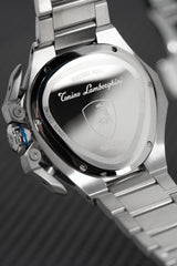 Tonino Lamborghini Spyder X SS Chronograph Date steel Blue