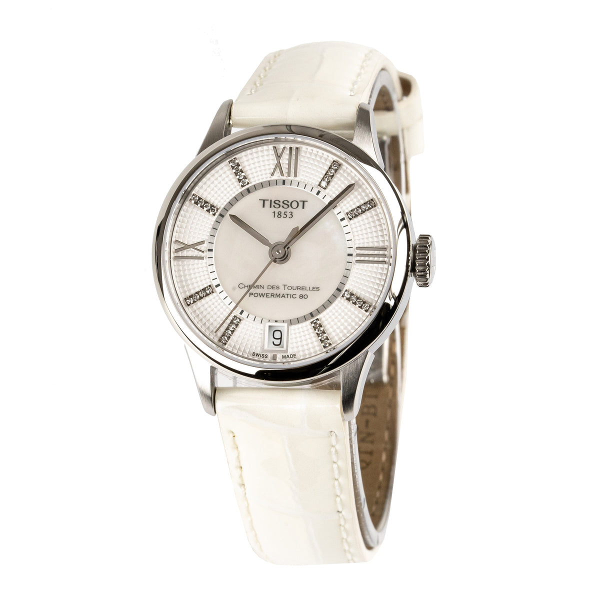 Tissot T-Classic Chemin des Tourelles Ladies White Watch