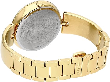 Versace Ladies Watch Palazzo Empire 39mm Black Gold Band