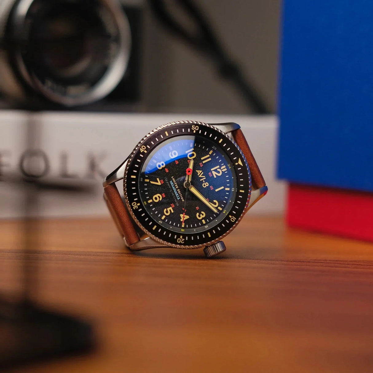 Analogue Watch - AVI-8 Flyboy Royal British Legion Falklands Black Watch AV-4099-RBL01