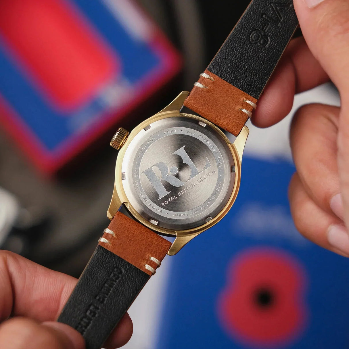 Analogue Watch - AVI-8 Flyboy Royal British Legion Falklands Black Watch AV-4099-RBL05